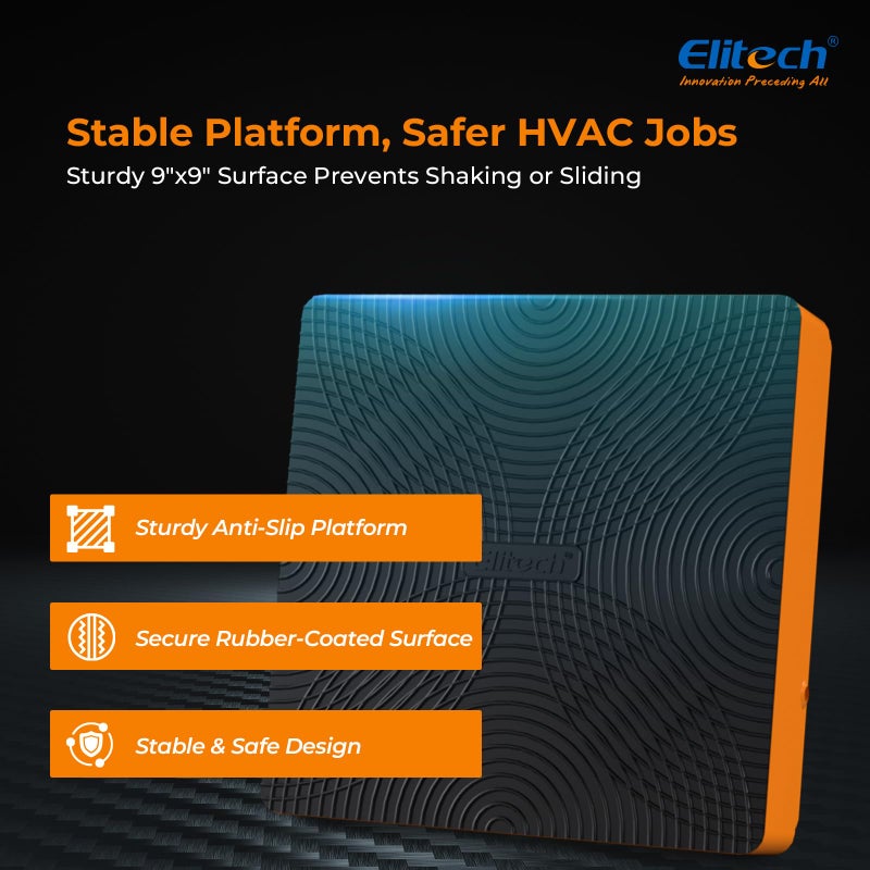 Elitech LMC-100A+ 220Lbs Refrigerant Scale Electronic Freon Charging Recovery Weight Scale for HVAC with Case - Image 5